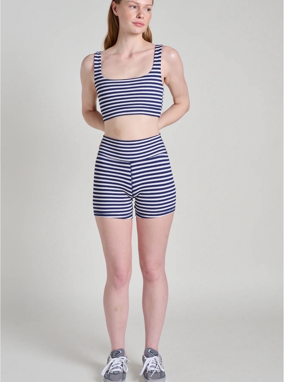 STRUT THIS biker short and sports bra set